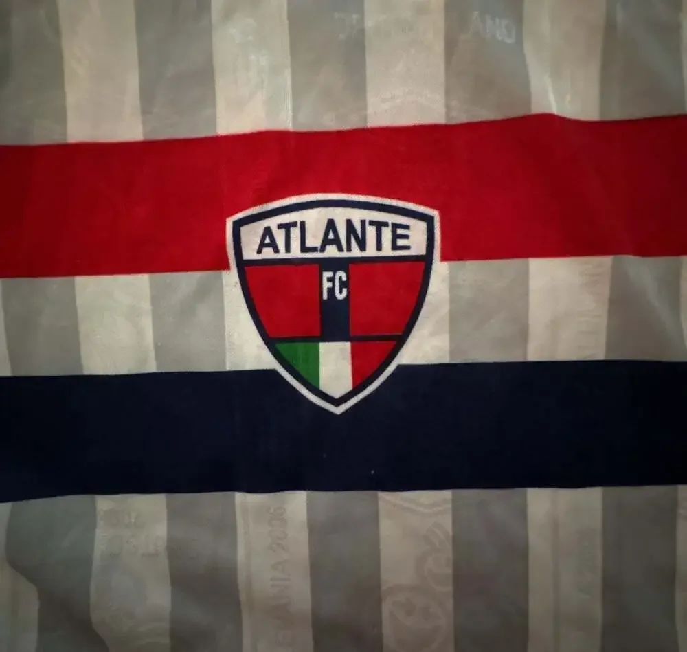 Vintage Atlante FC Soccer Jersey Number 9 Saul with Corona Sponsor